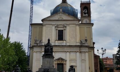 Gru a 52 metri d'altezza, per salvare la cupola della Basilica