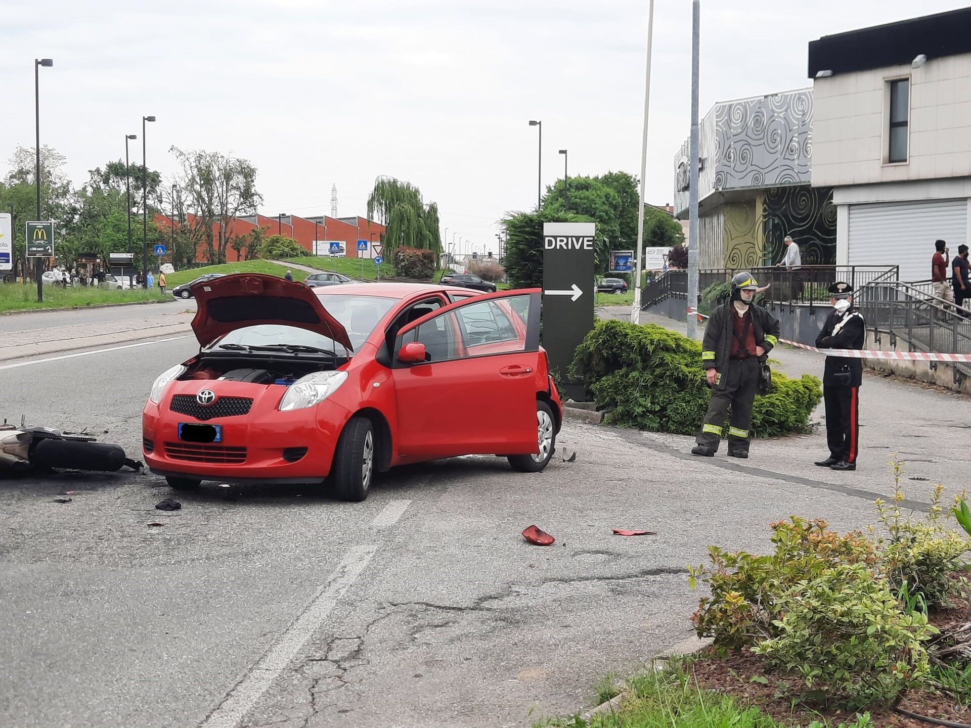 Incidente  mortale auto moto Varedo