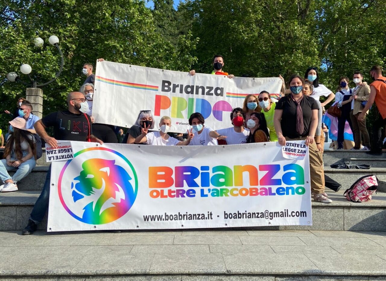 Anche la Brianza scende in piazza per sostenere il Ddl Zan