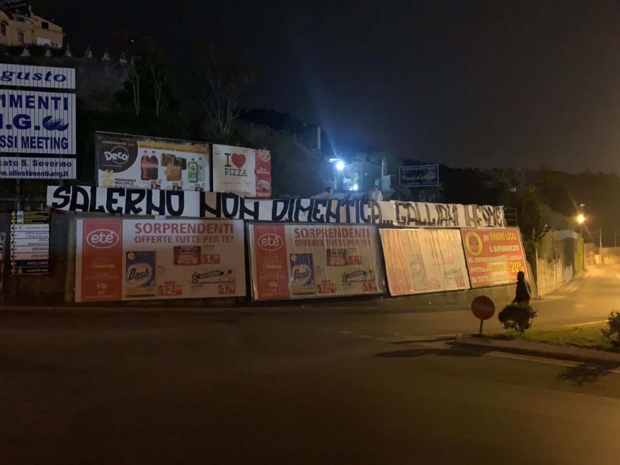 Salernitana-Monza: vigilia agitata e striscione ingiurioso per Galliani