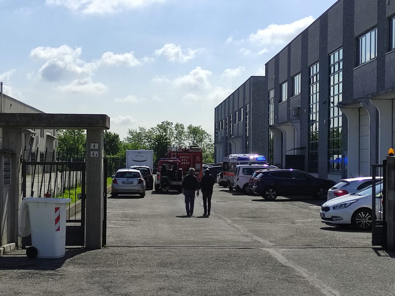 Grave infortunio sul lavoro, soccorsi a Ornago per un 41enne