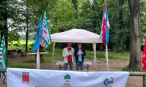 "Nessun profitto sulla pandemia", Cgil, Cisl e Uil in presidio a Monza