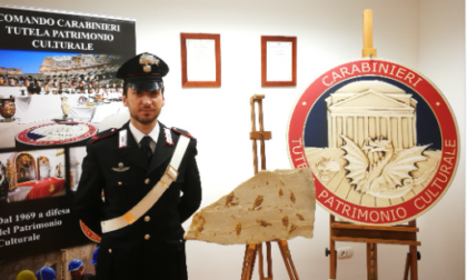 I Carabinieri per la Tutela del Patrimonio Culturale restituiscono alla Repubblica Libanese reperti fossili antichissimi