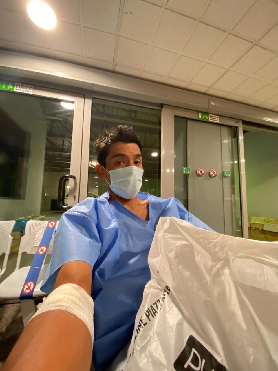 Rodney Soncco, dal Paradiso… all’ospedale
