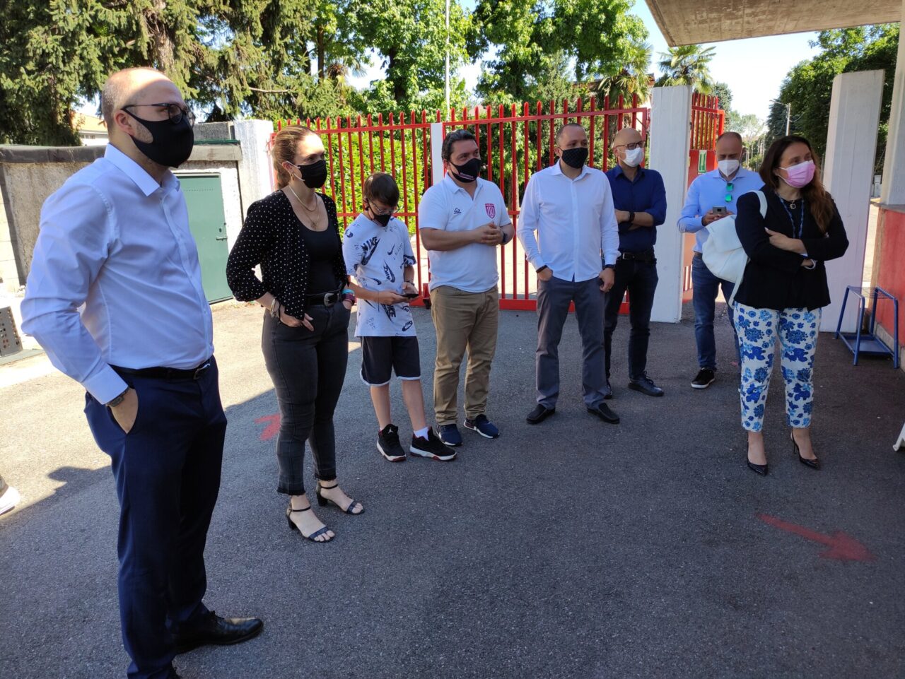 L’assessore regionale Alessandra Locatelli in visita a Concorezzo