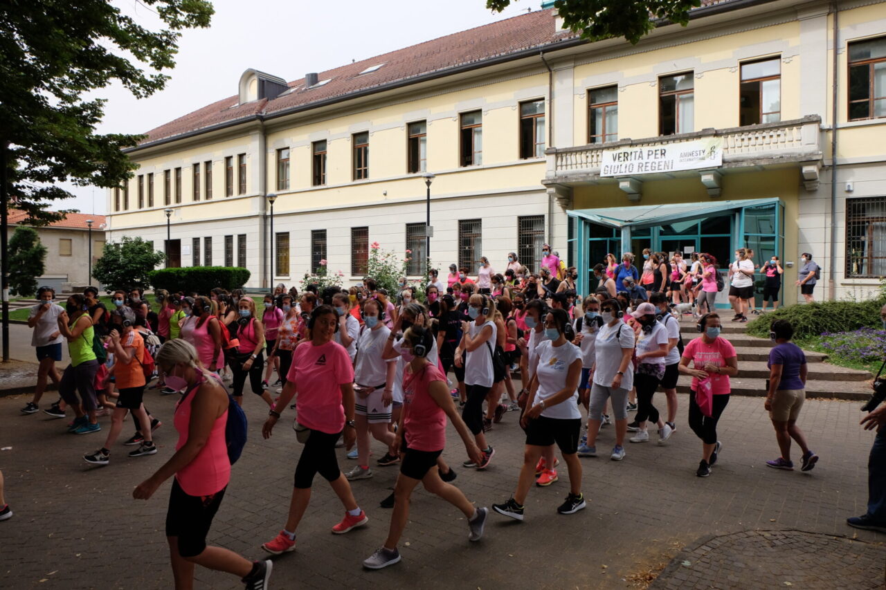 Una vita in rosa in cammino a Lissone contro il cancro