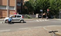 Incidente tra un'auto e un monopattino, ferito un 19enne