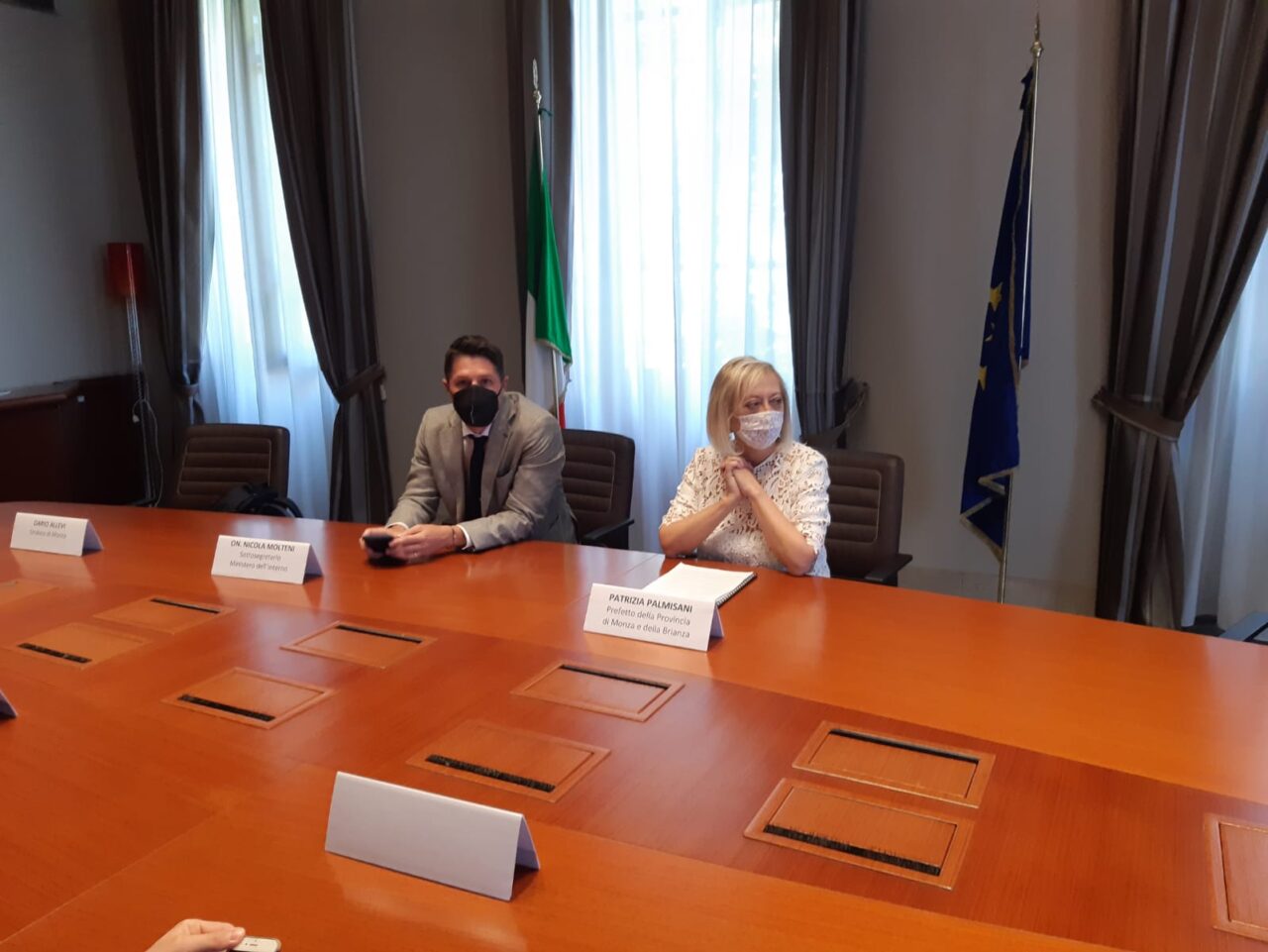 Incontro in Prefettura per il sottosegretario agli Interni Nicola Molteni