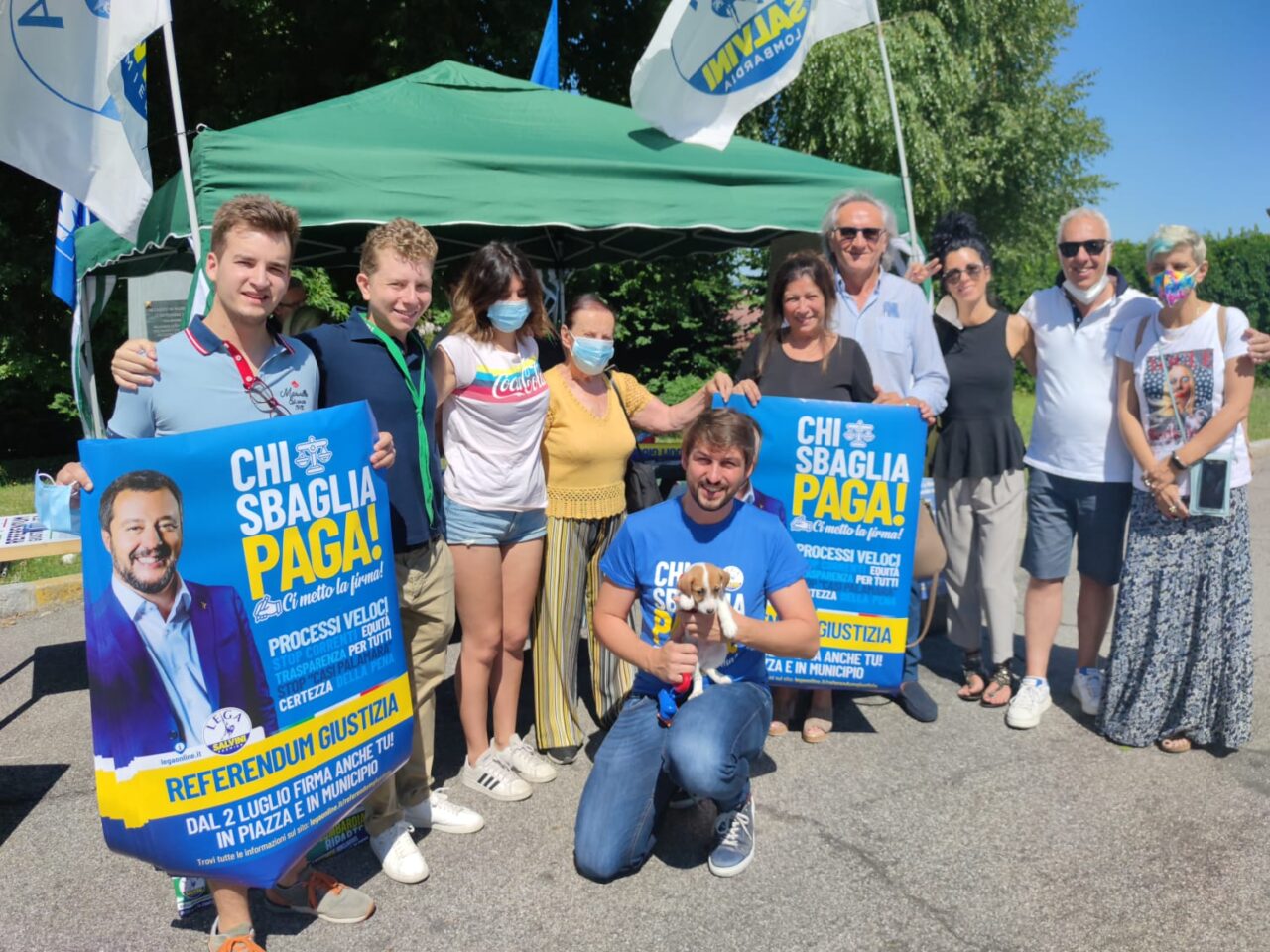 Besana: la Lega raccoglie oltre cento firme in una mattinata