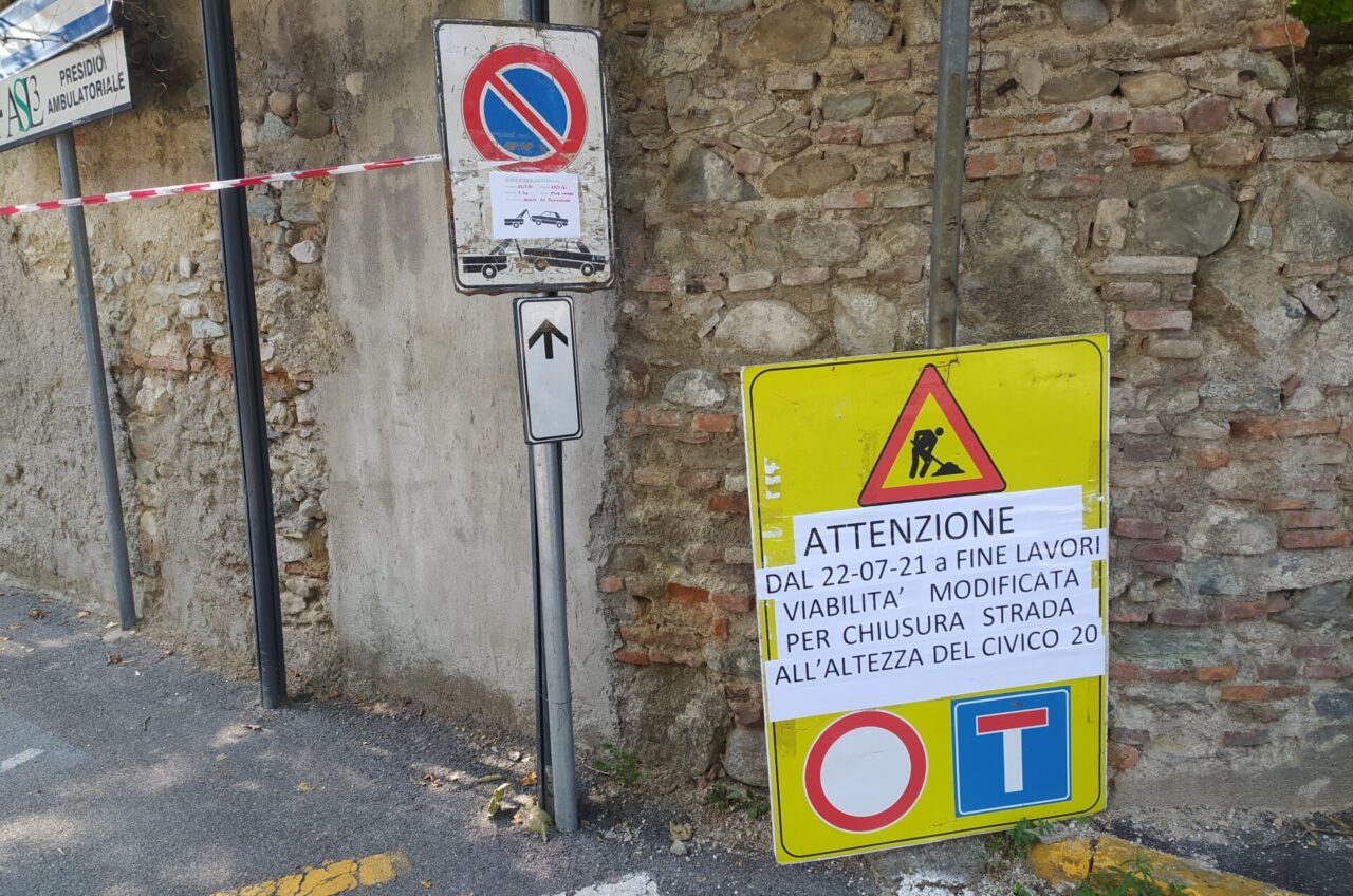 Lavori sulla rete fognaria, via Viarana chiusa da domani