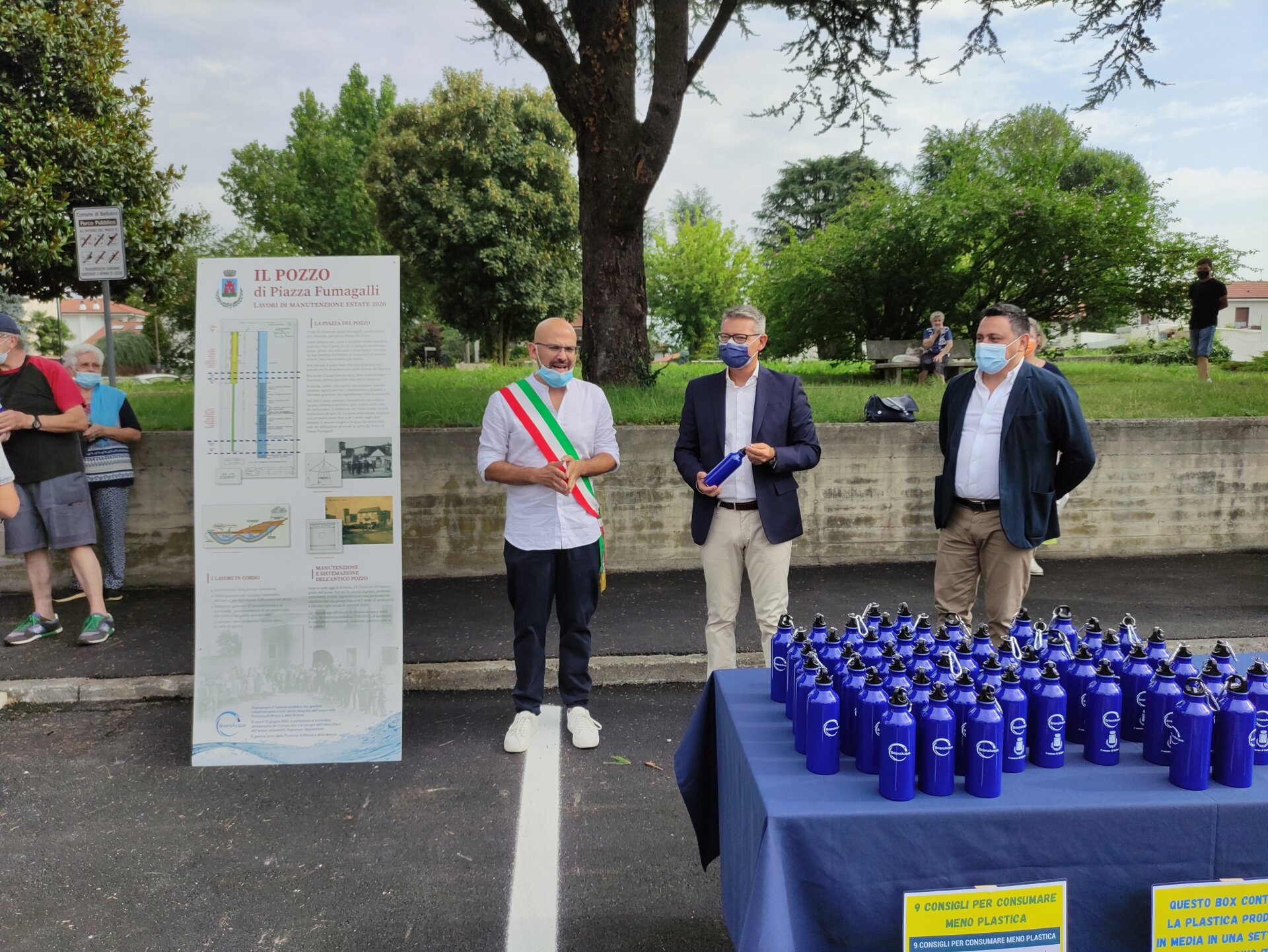 Bellusco Inaugurazione Casetta dell'Acqua BrianzAcque