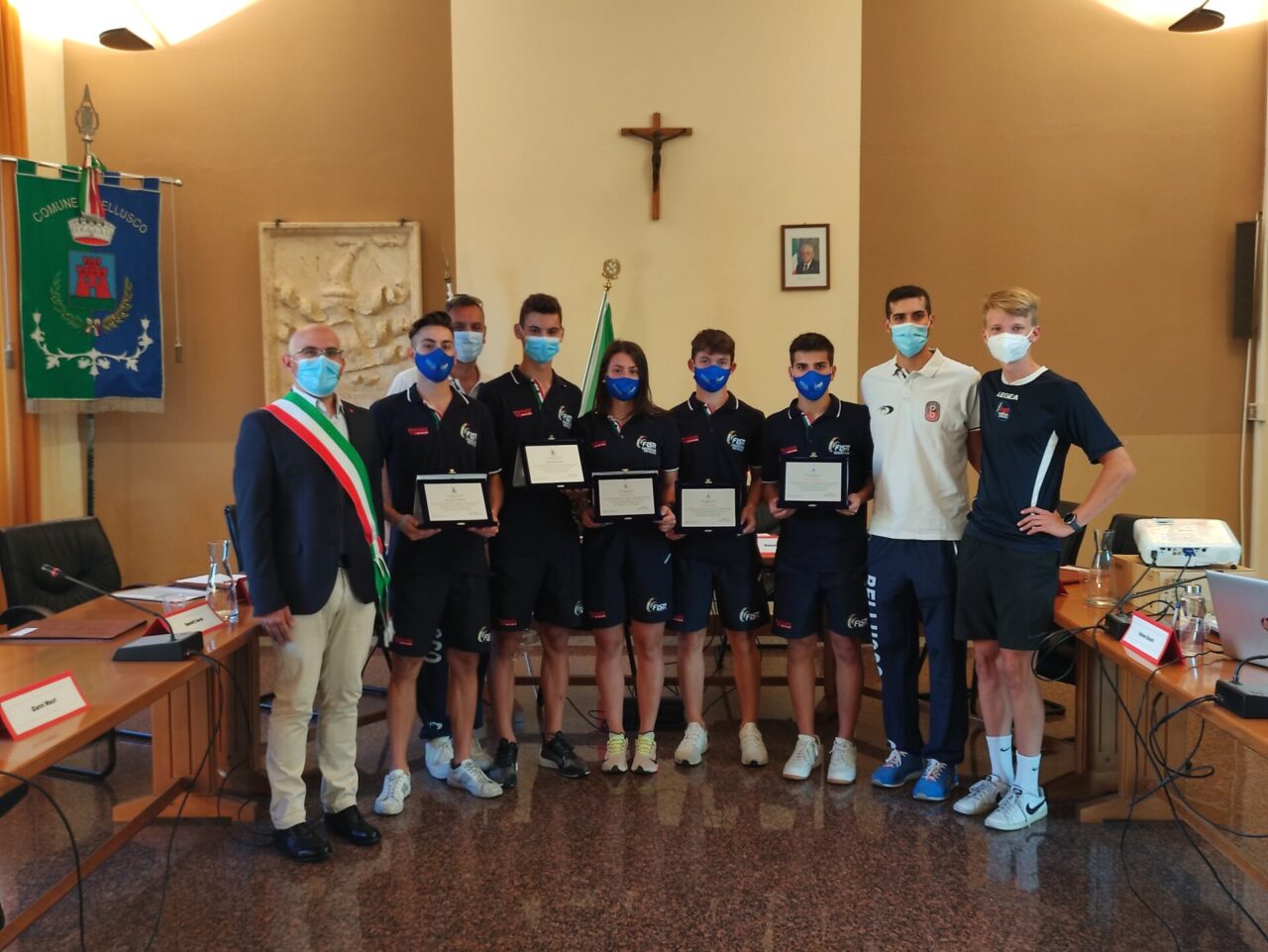 Il Comune di Bellusco ha premiato i suoi campioni