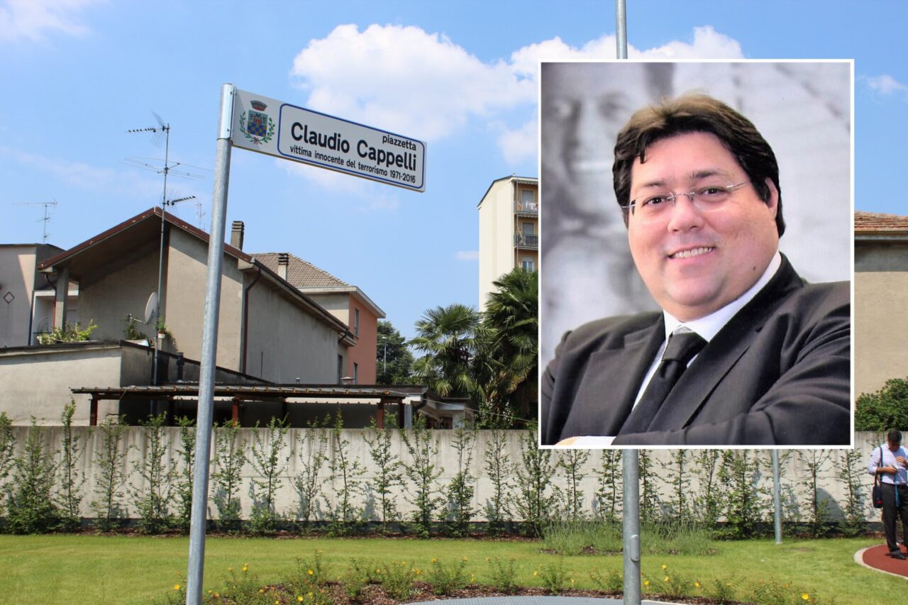 Morì in un attentato: nella “sua” piazza una panchina arcobaleno