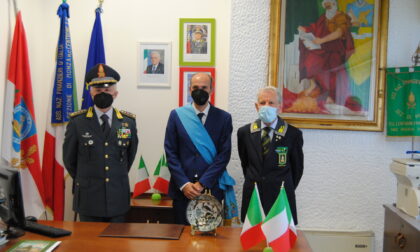 Prima visita ufficiale del Presidente della Provincia nella nuova sede della Guardia di Finanza