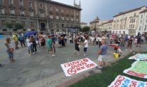 No vax in piazza a Monza contro il Green Pass