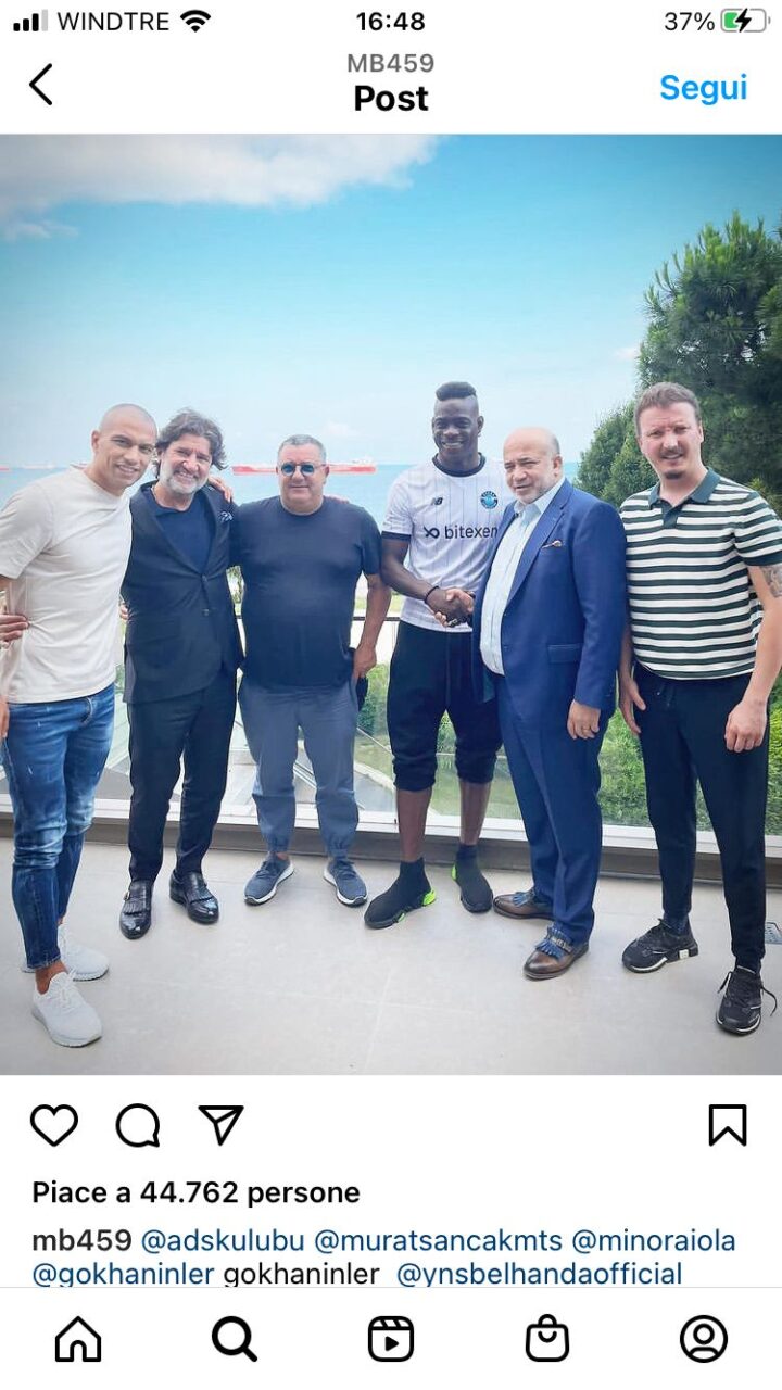 Balotelli saluta il Monza: giocherà in Turchia