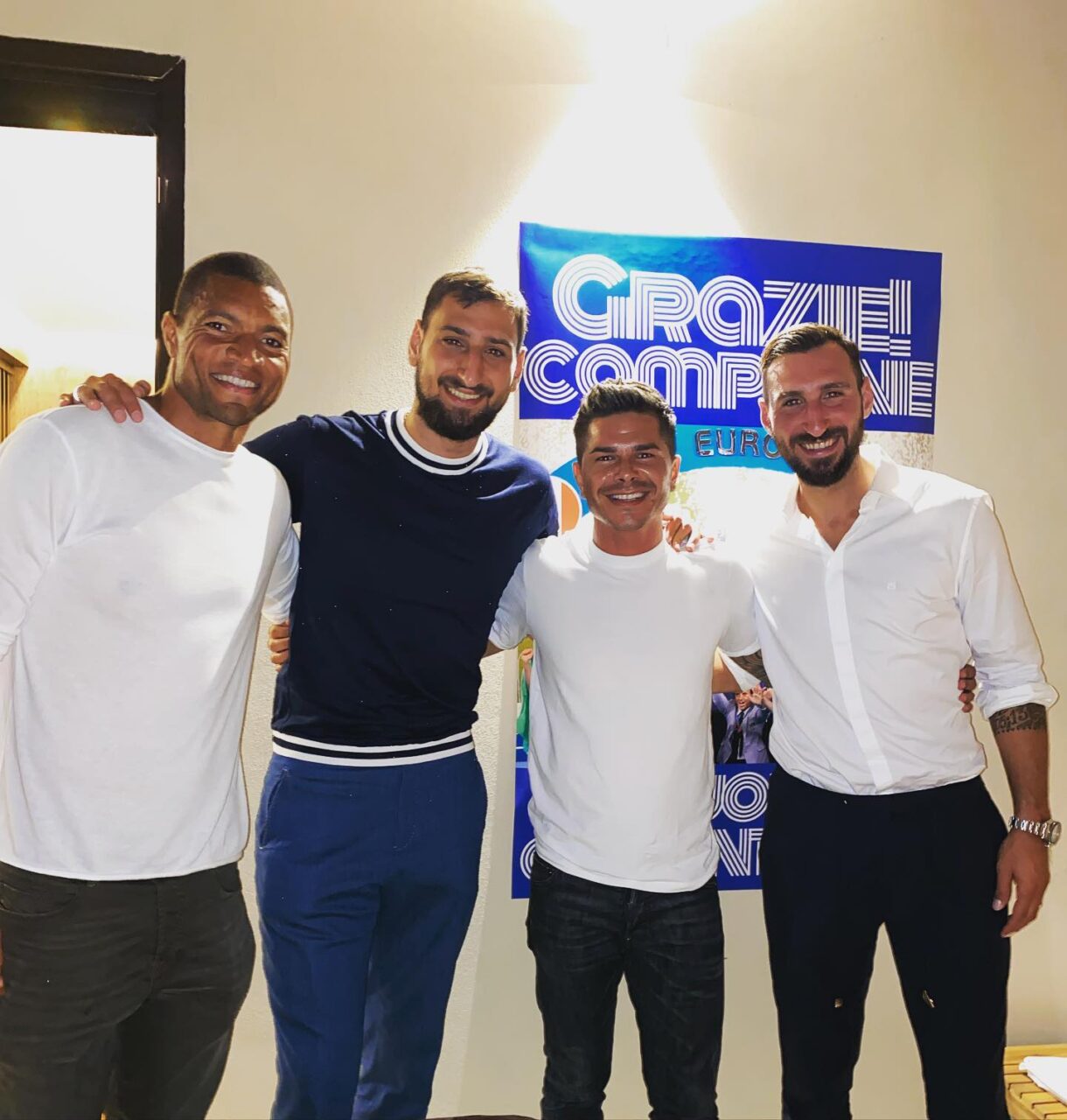 Ultima cena “italiana” nel cuore della Brianza per Gigio Donnarumma