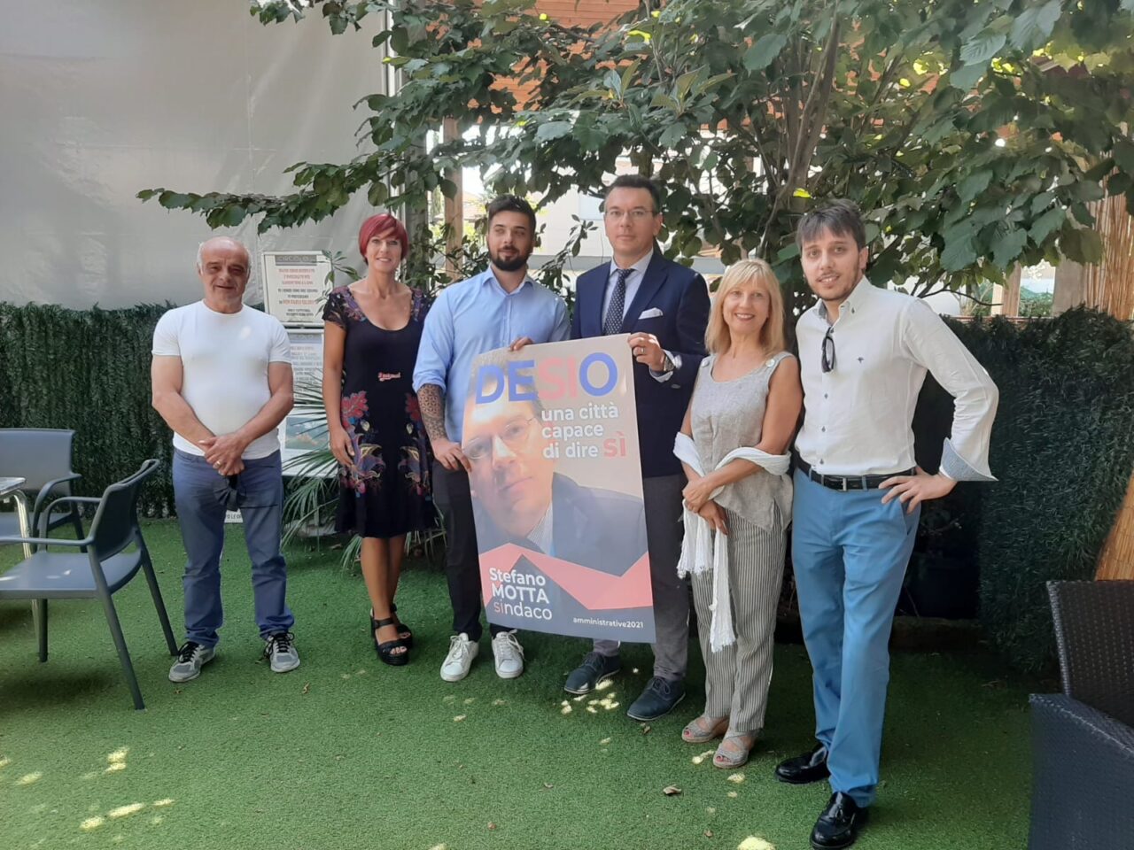 Elezioni a Desio, si è presentato il candidato sindaco Stefano Motta