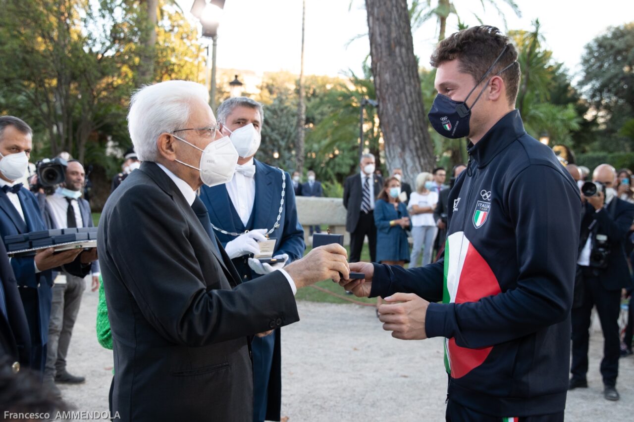 Mattarella premia Filippo Tortu: Ci avete fatto emozionare!