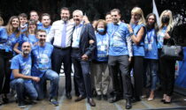 Matteo Salvini a Biassono a sostegno di Casiraghi