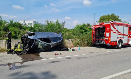 Grave incidente a Concorezzo, 23enne soccorso in codice rosso