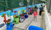 Usmate Velate: i bambini non si arrendono e tornano a dipingere il "loro" sottopasso