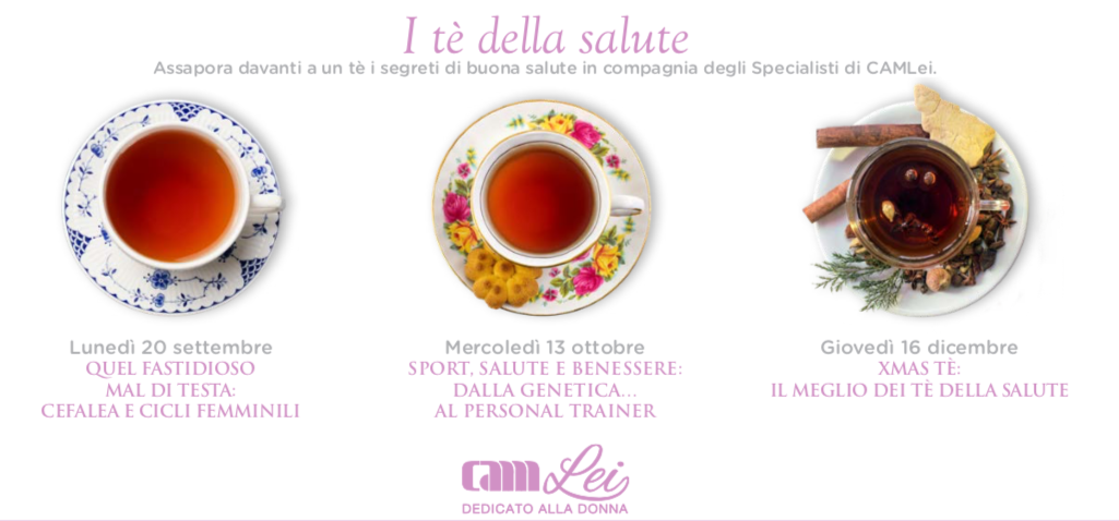 Tornano gli appuntamenti con “I tè della salute”
