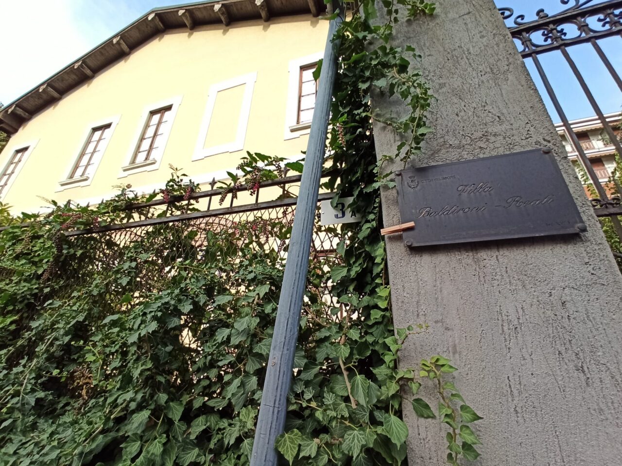 Villa Reati, sistemato il piccolo parco della dimora nobiliare