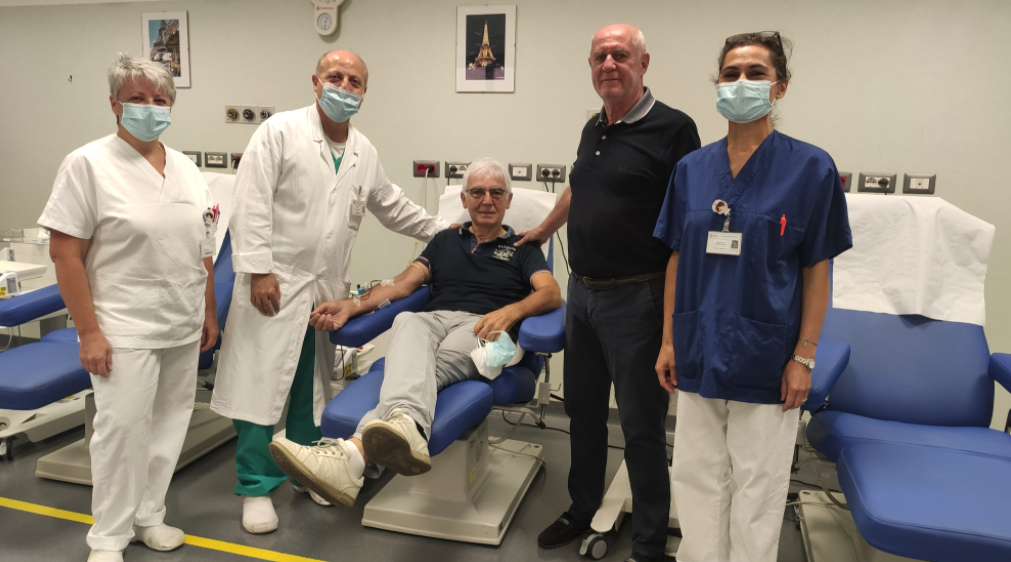 In 50 anni ha donato sangue 200 volte