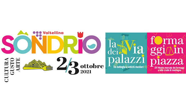 A Sondrio “Formaggi in Piazza & La via dei Palazzi” il 2 e 3 ottobre per un weekend tutto da vivere