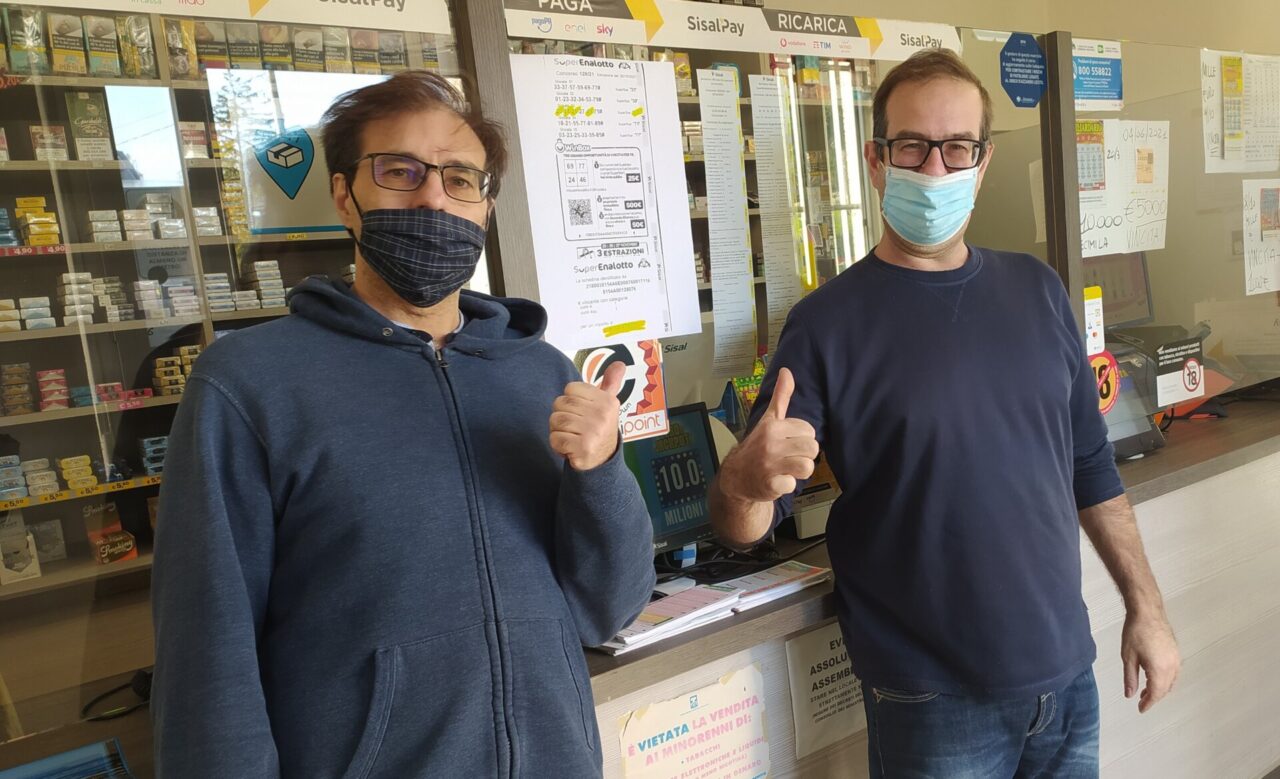 Giornata fortunata a Briosco, quarantenne vince 32 mila euro al SuperEnalotto