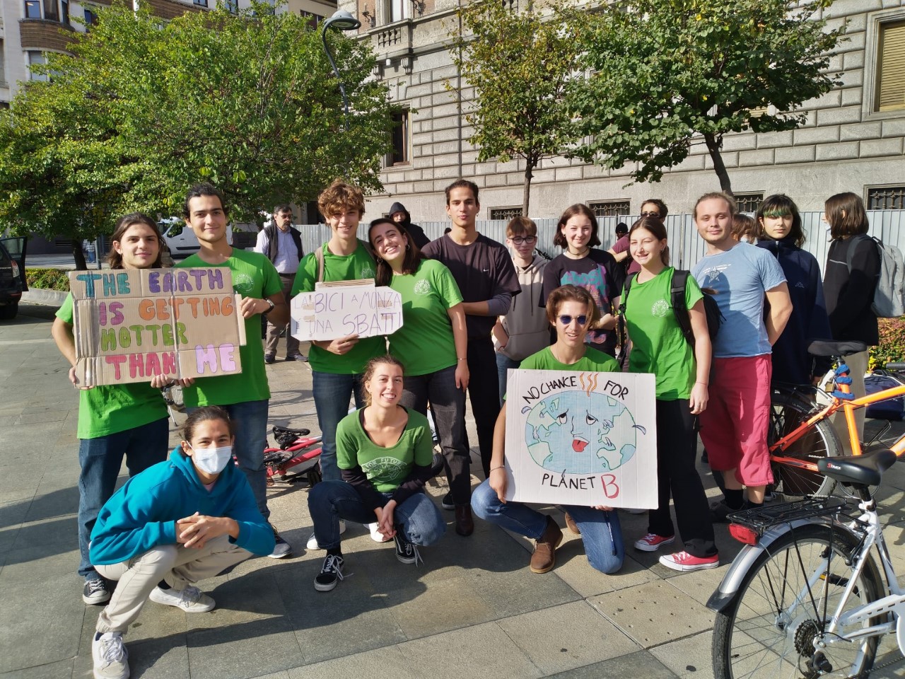 Fridays for Future: una biciclettata per il clima