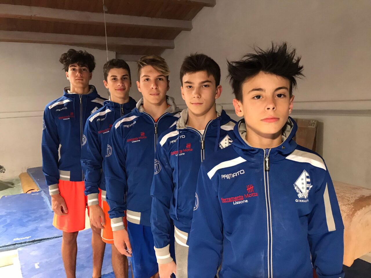 Pro Lissone ginnastica, agonistica maschile sul podio a Mortara