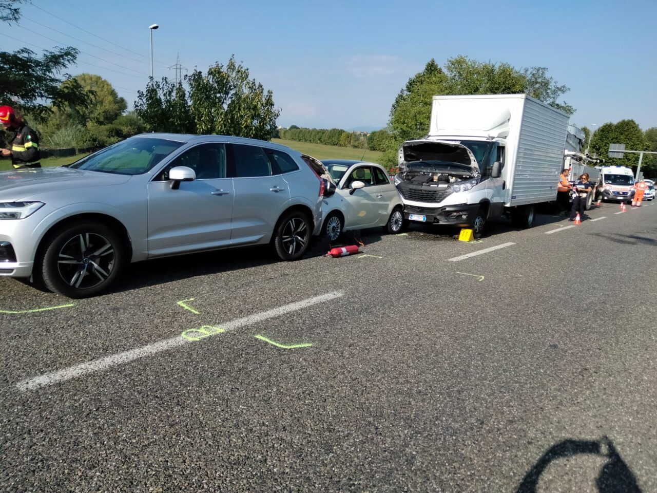 Traffico in tilt per un incidente in viale Fermi a Monza