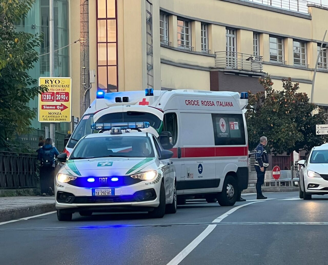 Anziano investito finisce in ospedale in codice giallo
