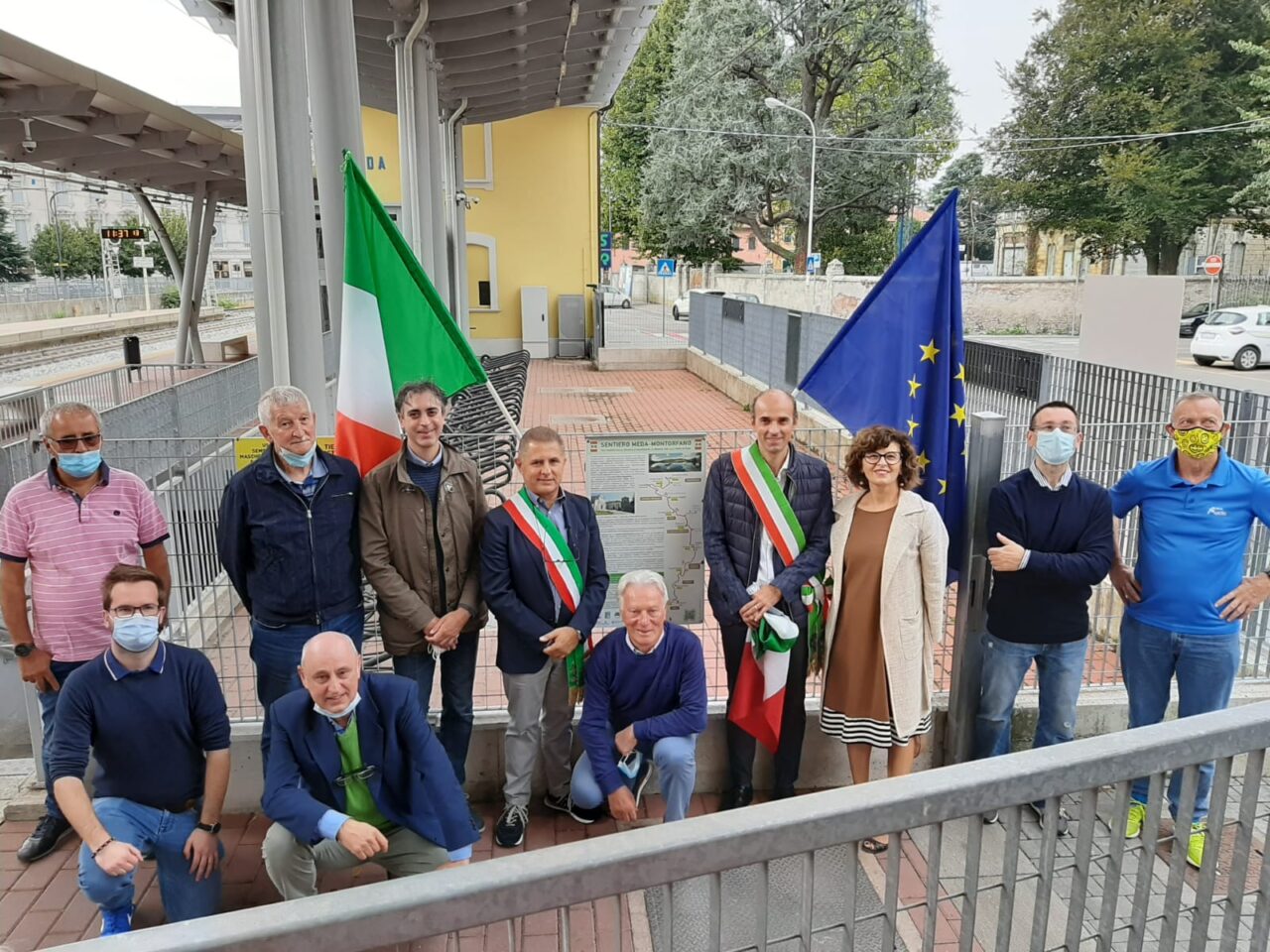 Meda-Montorfano, inaugurati i primi tre pannelli promozionali