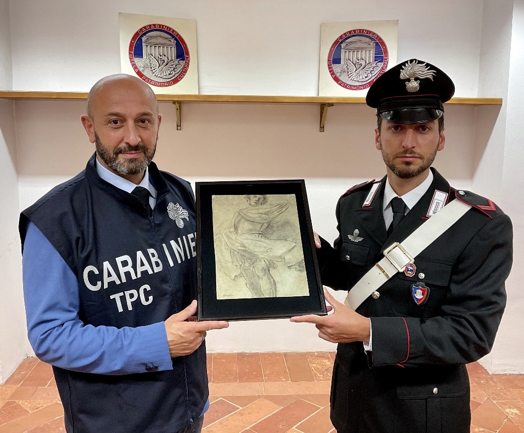 I Carabinieri per la Tutela del Patrimonio Culturale restituiscono un’opera d’arte razziata dalla Gestapo