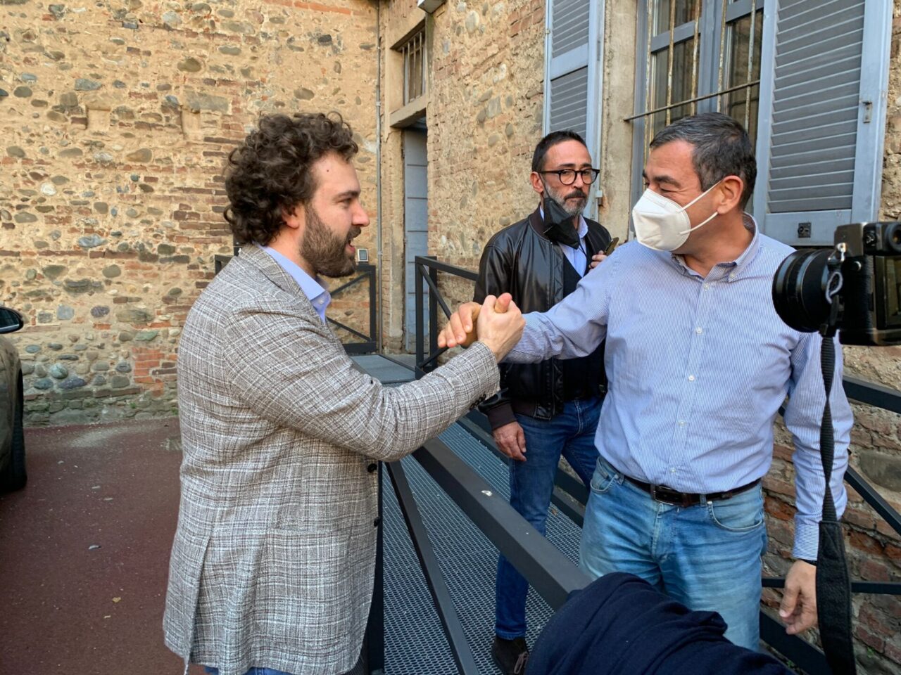 Vimercate, il nuovo sindaco Francesco Cereda è arrivato in Comune