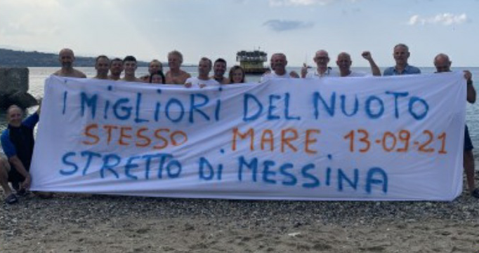Lo stretto di Messina a nuoto, per la sesta volta