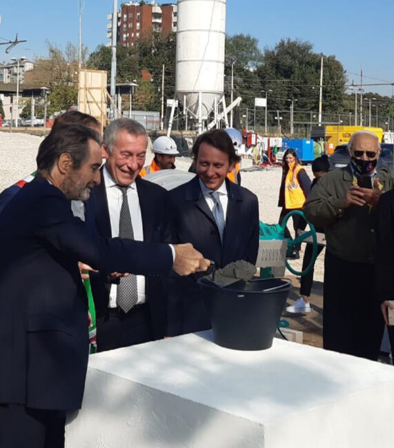Posata la prima pietra della nuova stazione di Sesto in vista della Città della salute
