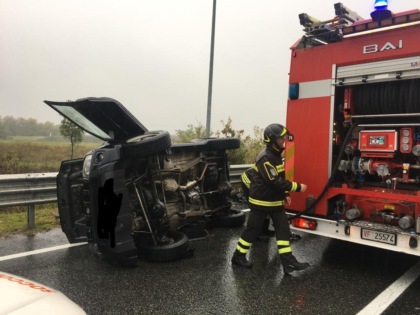Caponago, altro grave incidente lungo la Strada provinciale 215
