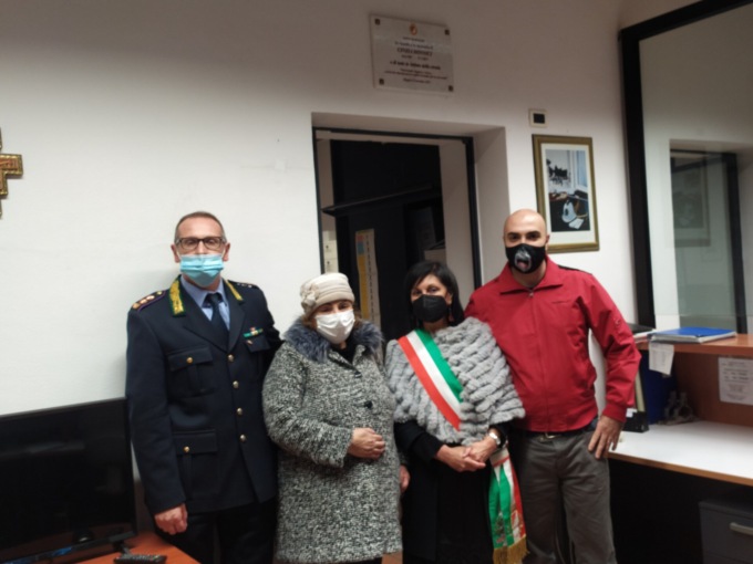 Al Comando di Muggiò la targa a Cinzia Donnici e alle vittime della strada