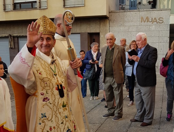 L’arcivescovo Mario Delpini in visita a Villasanta