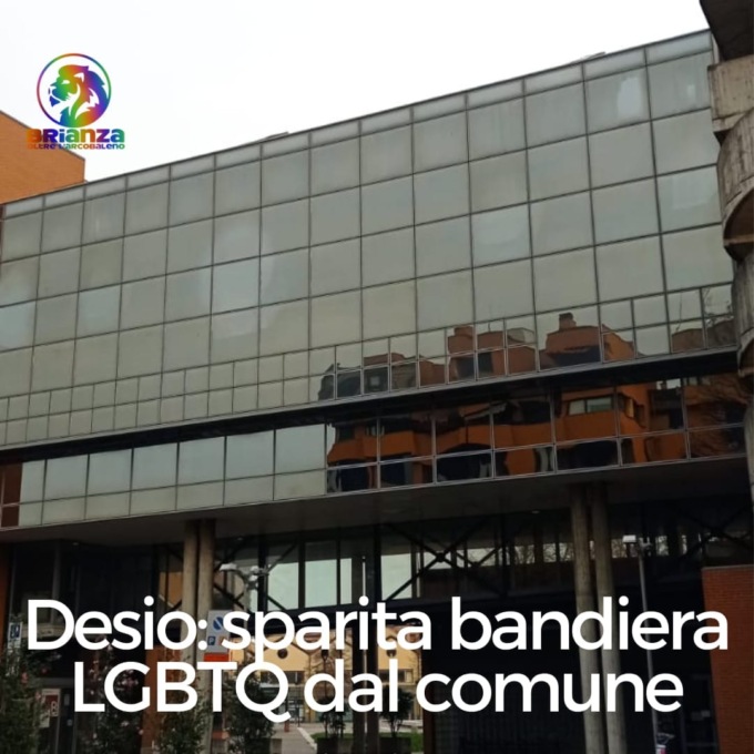 Desio, dal Comune “cala la bandiera arcobaleno”