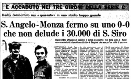 Quando il Monza giocava a San Siro davanti a 27mila spettatori