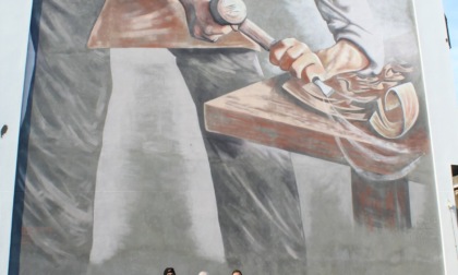Nuovo murales a Paina, realizzato da Arteinsieme