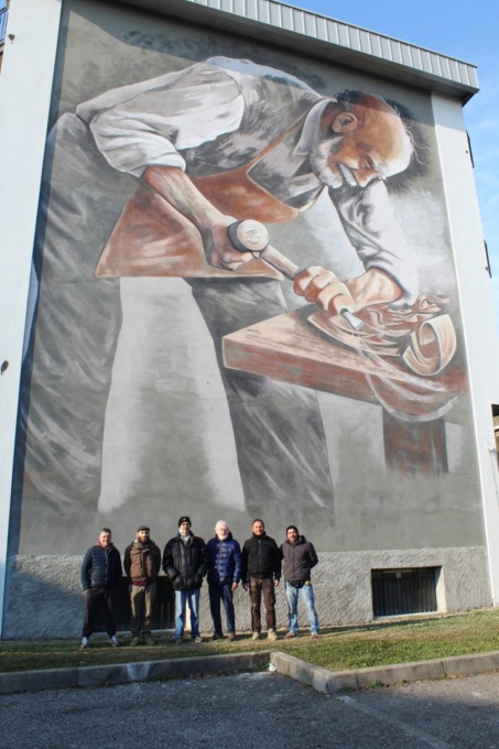 Nuovo murales a Paina, realizzato da Arteinsieme