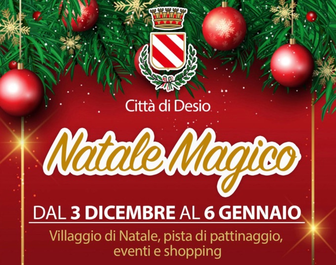 Luminarie, concerti e pattinaggio su ghiaccio: A Desio è già Natale 