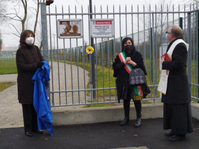 Inaugurato il nuovo giardino a Taccona dedicato a Rita Levi Montalcini