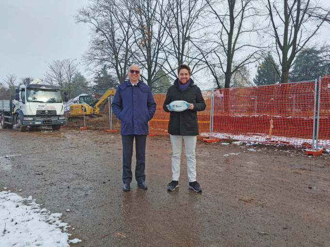 Spogliatoi per il rugby: aperto il cantiere al Centro Trabattoni